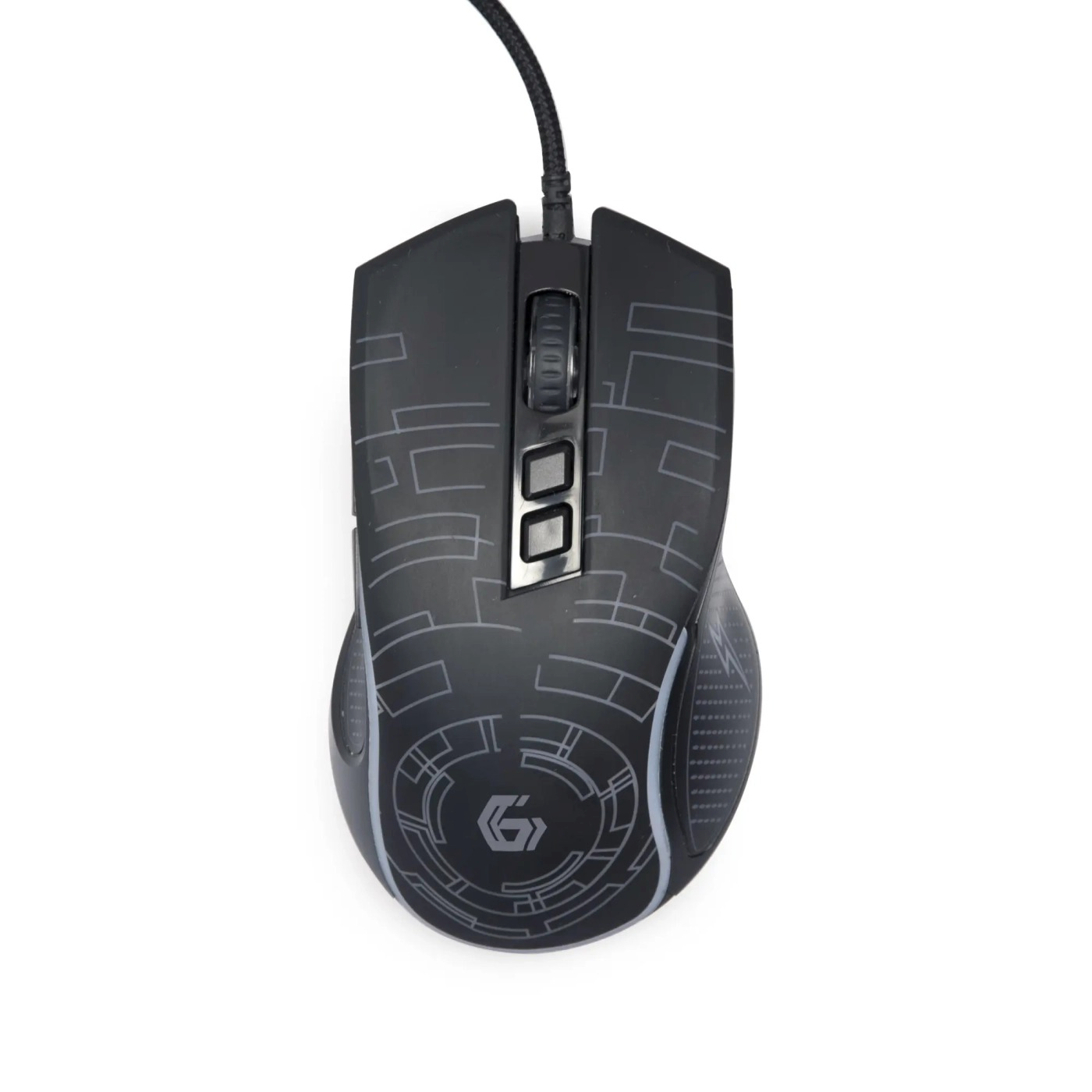Мишь Gembird MUSG-RGB-01 Black фото
