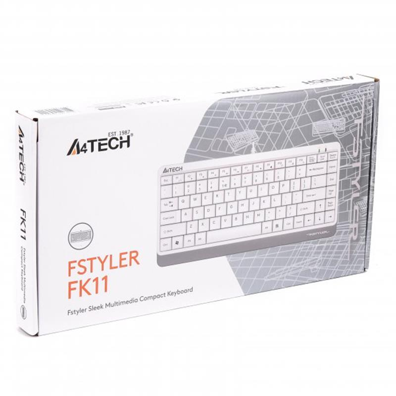 Клавіатура A4Tech FK11 White фото6