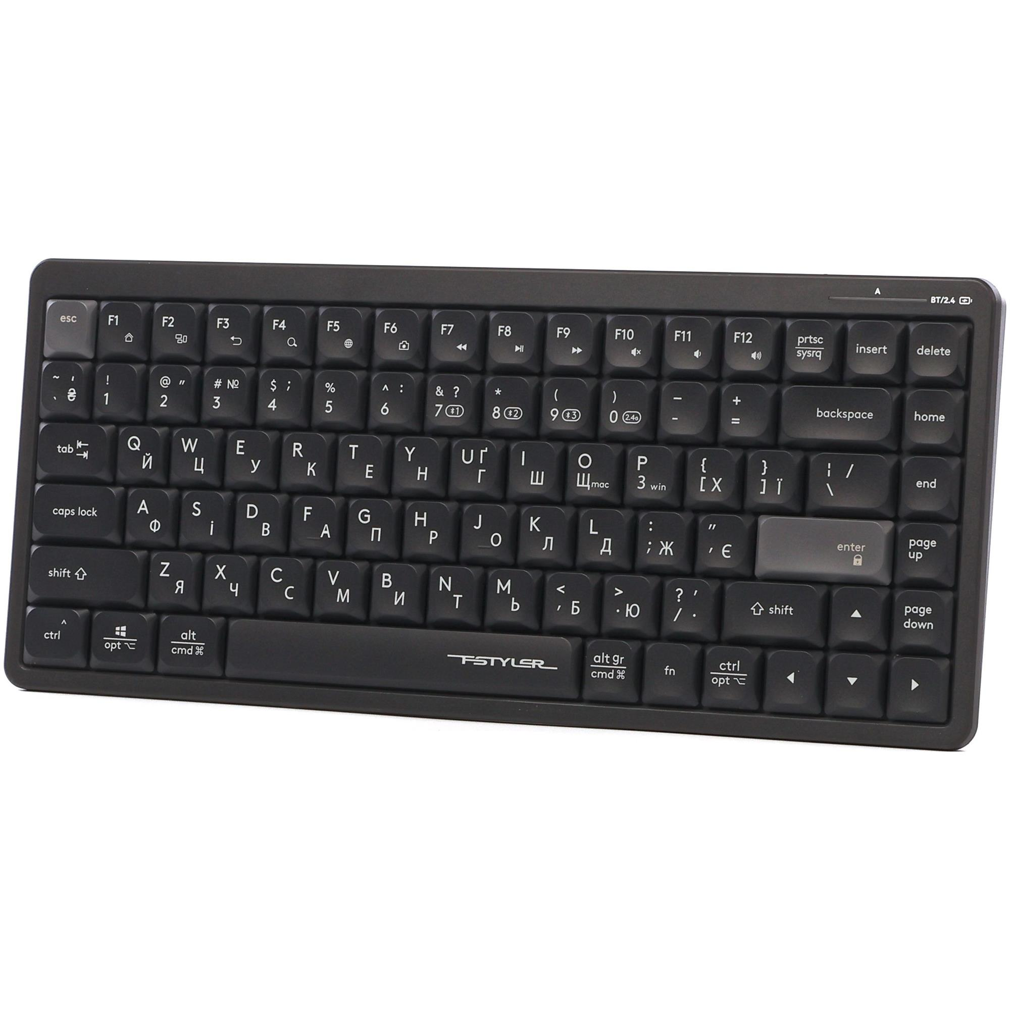 Клавіатура бездротова A4Tech FBX53C Black фото