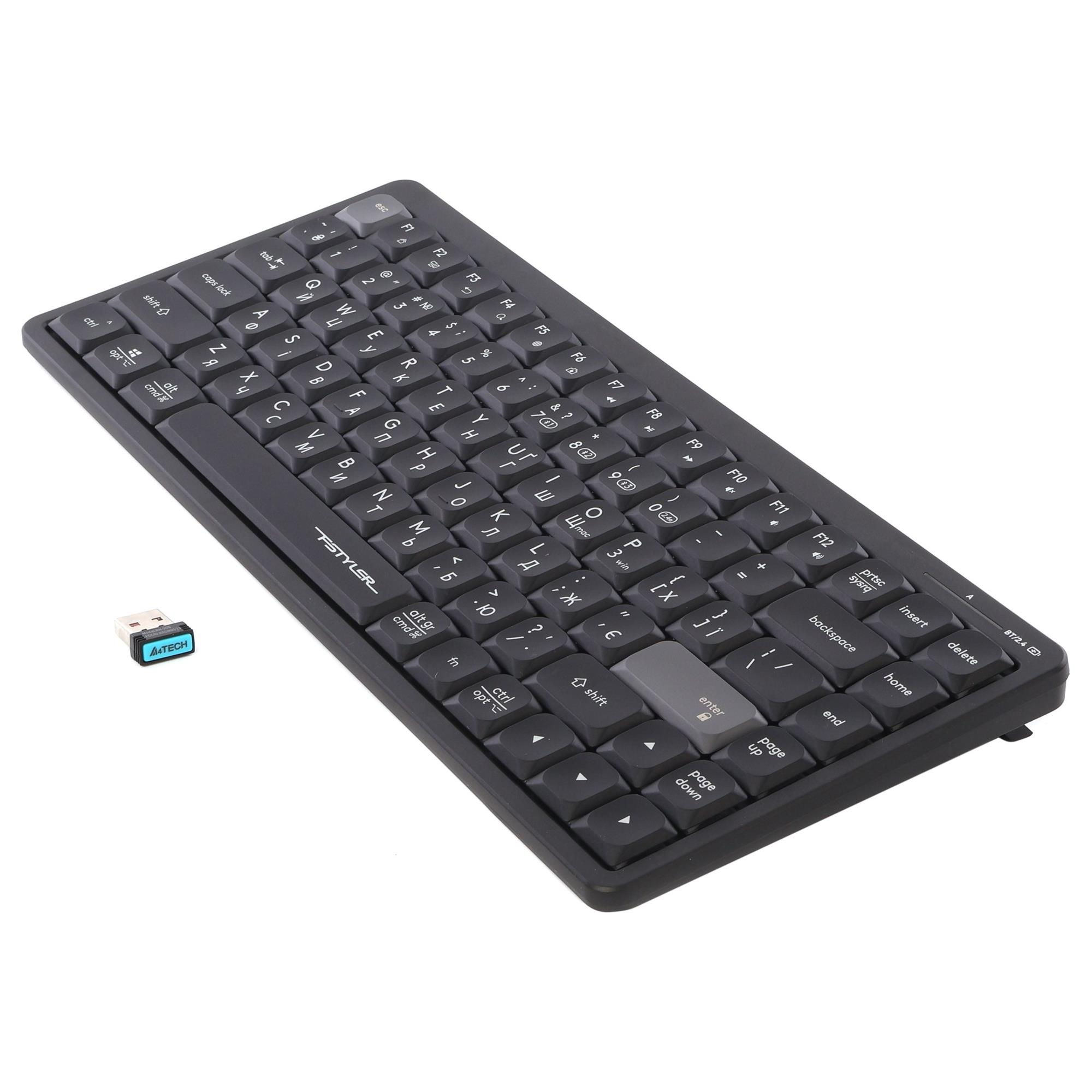 Клавіатура бездротова A4Tech FBX53C Black фото