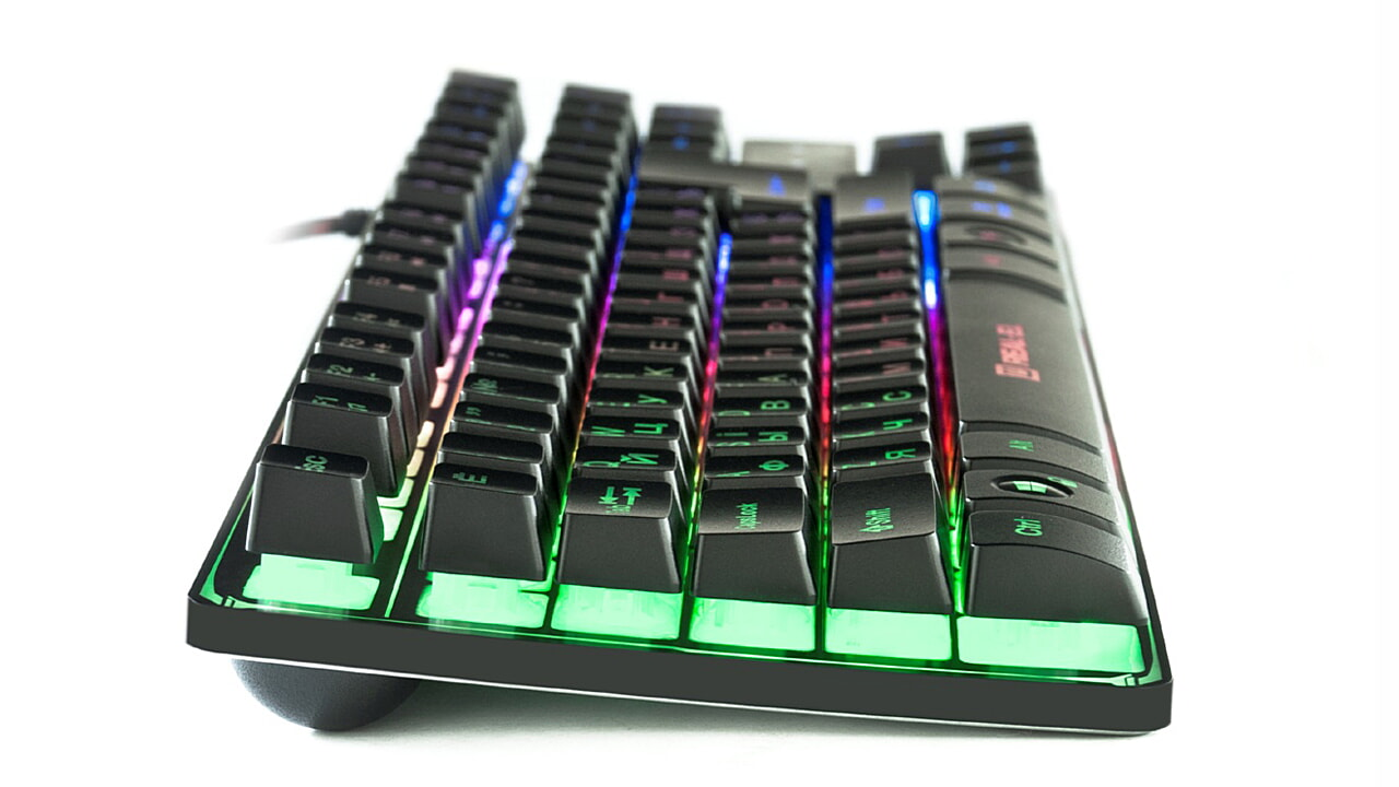 Клавіатура REAL-EL Gaming 8710 TKL Backlit Ukr Black фото4