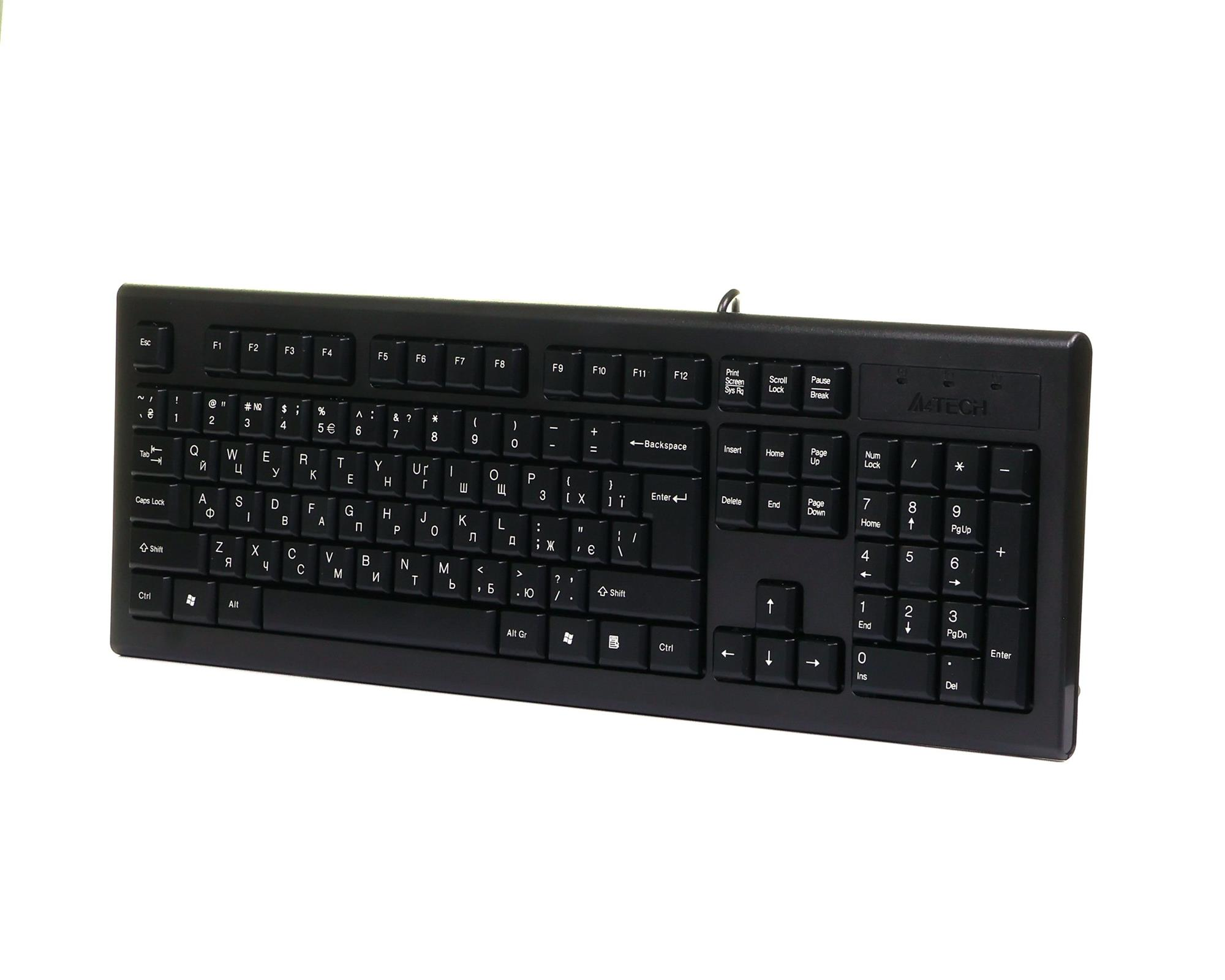 Клавіатура A4Tech KR-85 PS/2 Black фото