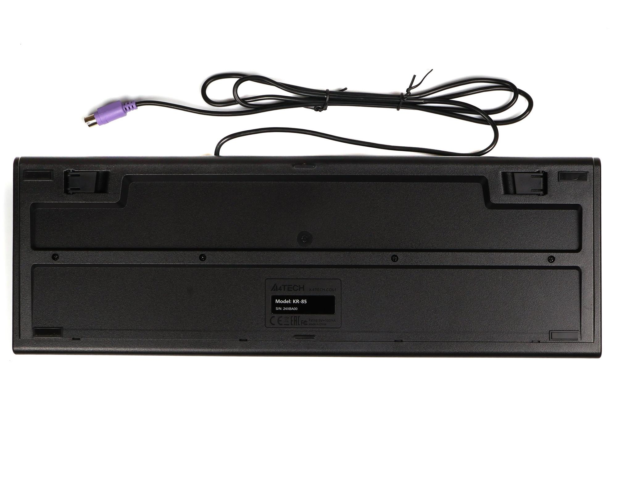 Клавіатура A4Tech KR-85 PS/2 Black фото