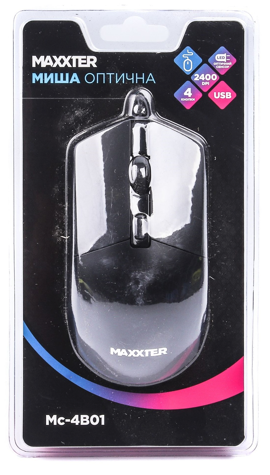 Мишь Maxxter Mc-4B01 Black фото4