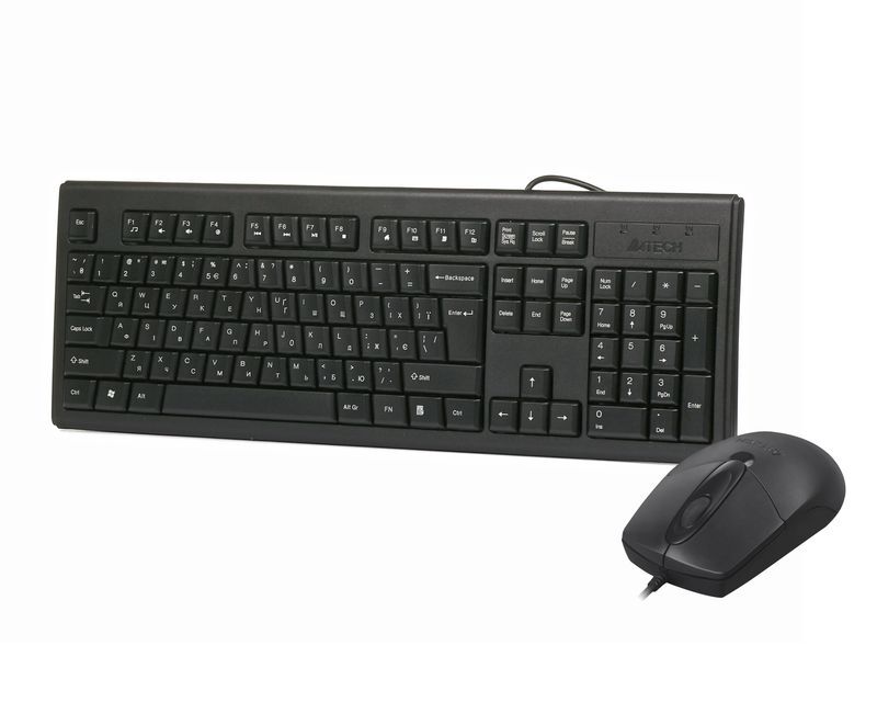 Проводний комплект A4Tech USB, KRS-8372 Black фото2