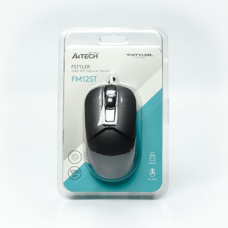Мышь Fstyler, USB, 1200 dpi FM12ST (Black) фото