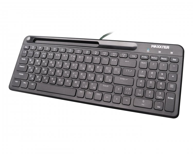 Клавiатура Maxxter KB-01B-UA Black фото