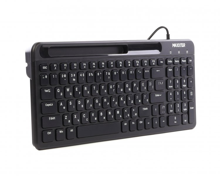 Клавiатура Maxxter KB-01B-UA Black фото