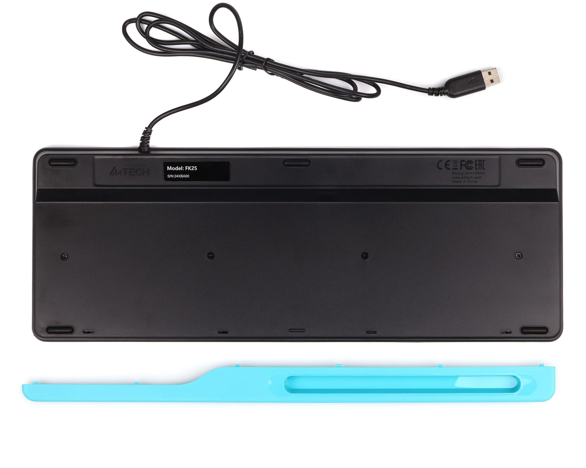 Клавиатура A4Tech Fstyler, USB, FK25 (Black) фото