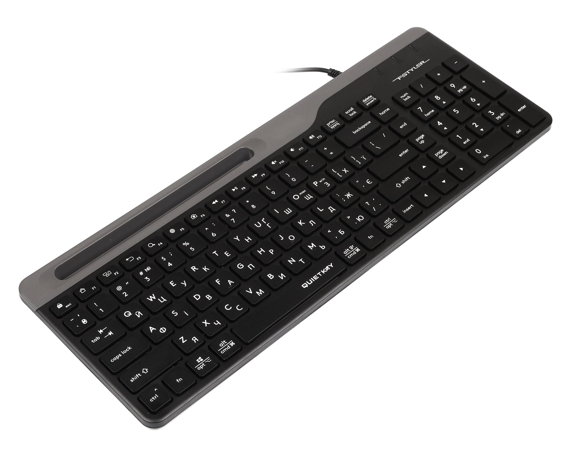 Клавиатура A4Tech Fstyler, USB, FK25 (Black) фото