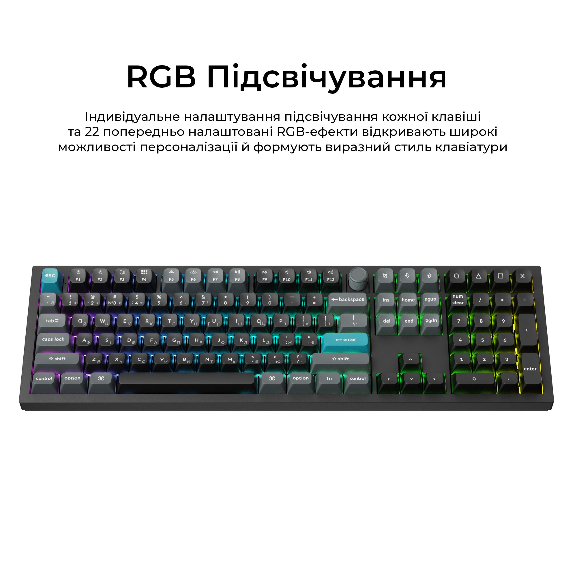 Клавіатура бездротова Keychron Q6 Ultra Keychron Red Switch Black RGB (Q6U-M1-UA) фото