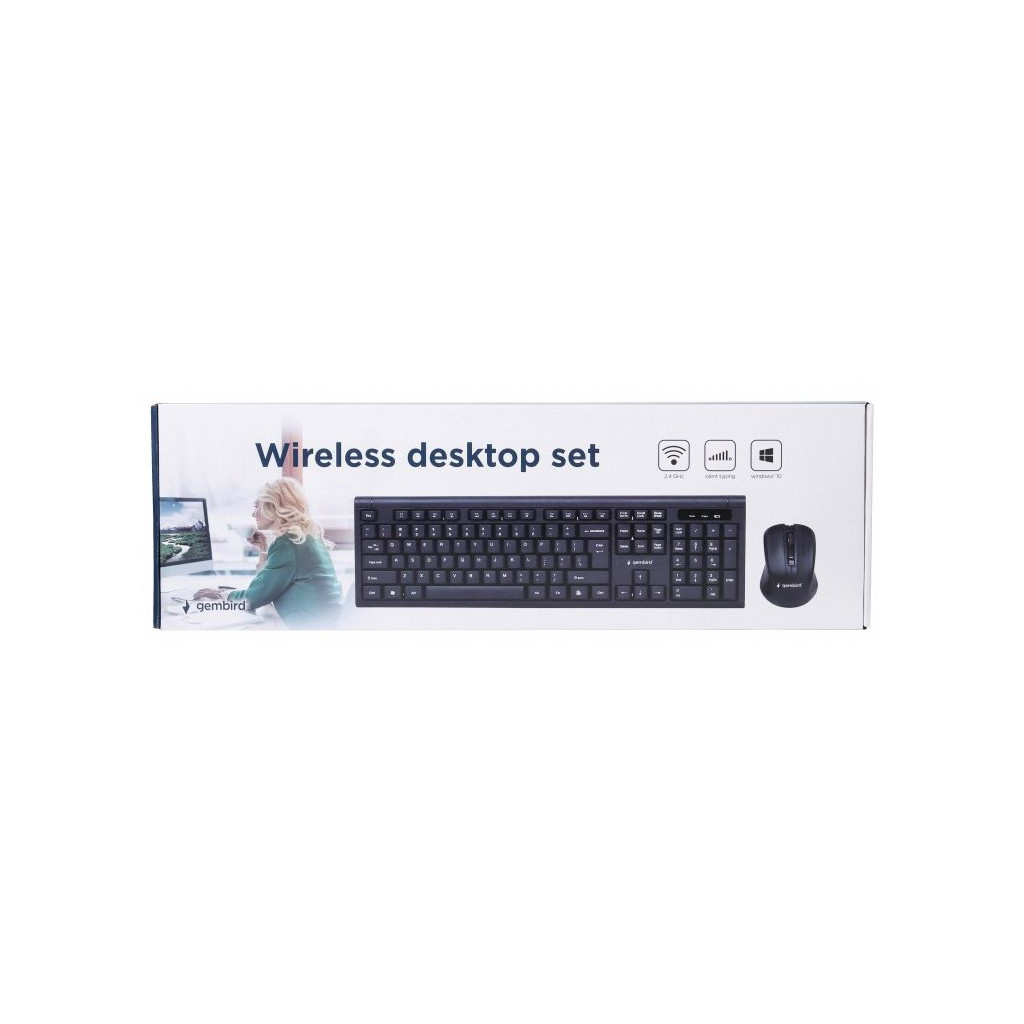 Комплект Gembird KBS-WM-03-UA Black фото