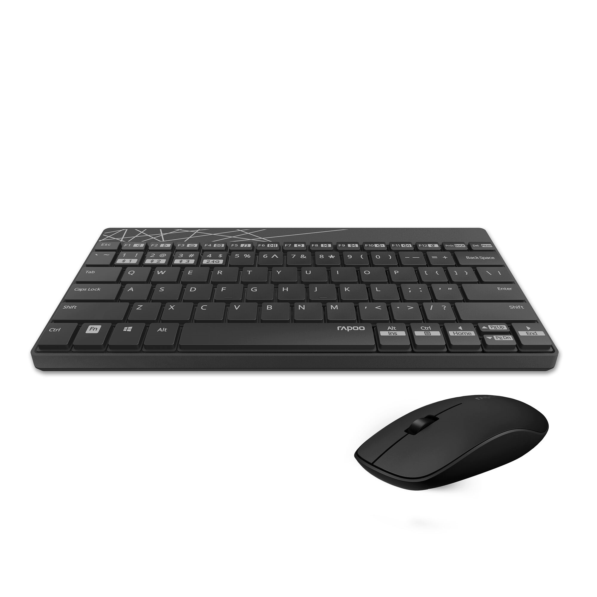 Комплект Rapoo 8000M Wireless Black фото2