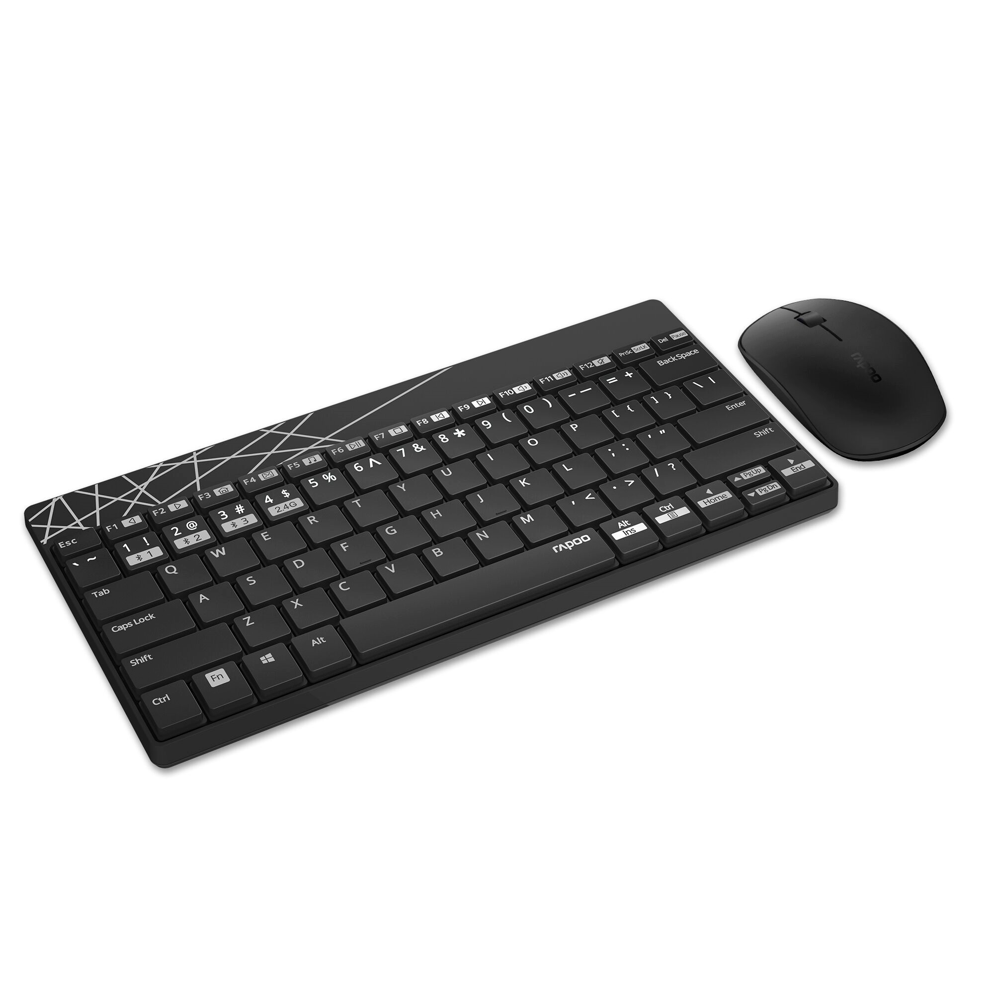 Комплект Rapoo 8000M Wireless Black фото4