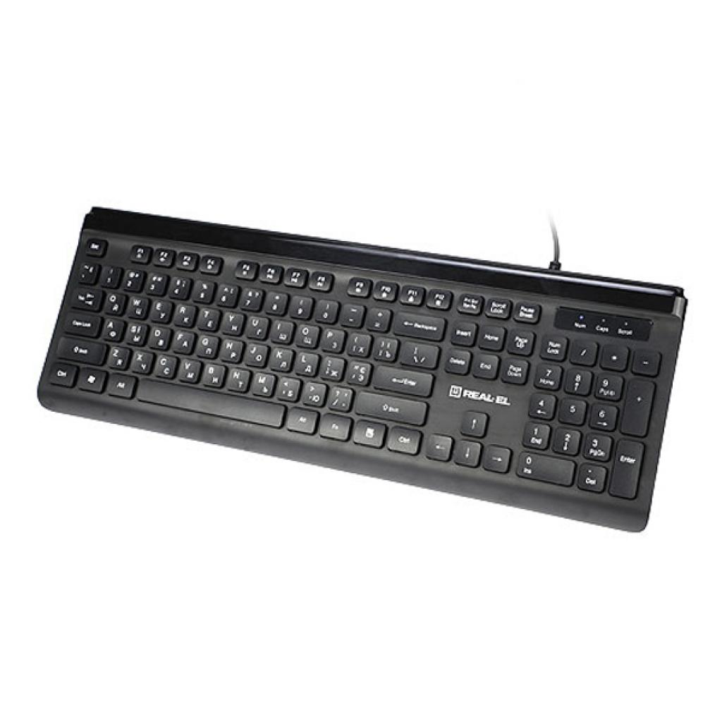 Клавіатура REAL-EL Comfort 7085 Ukr Black фото2