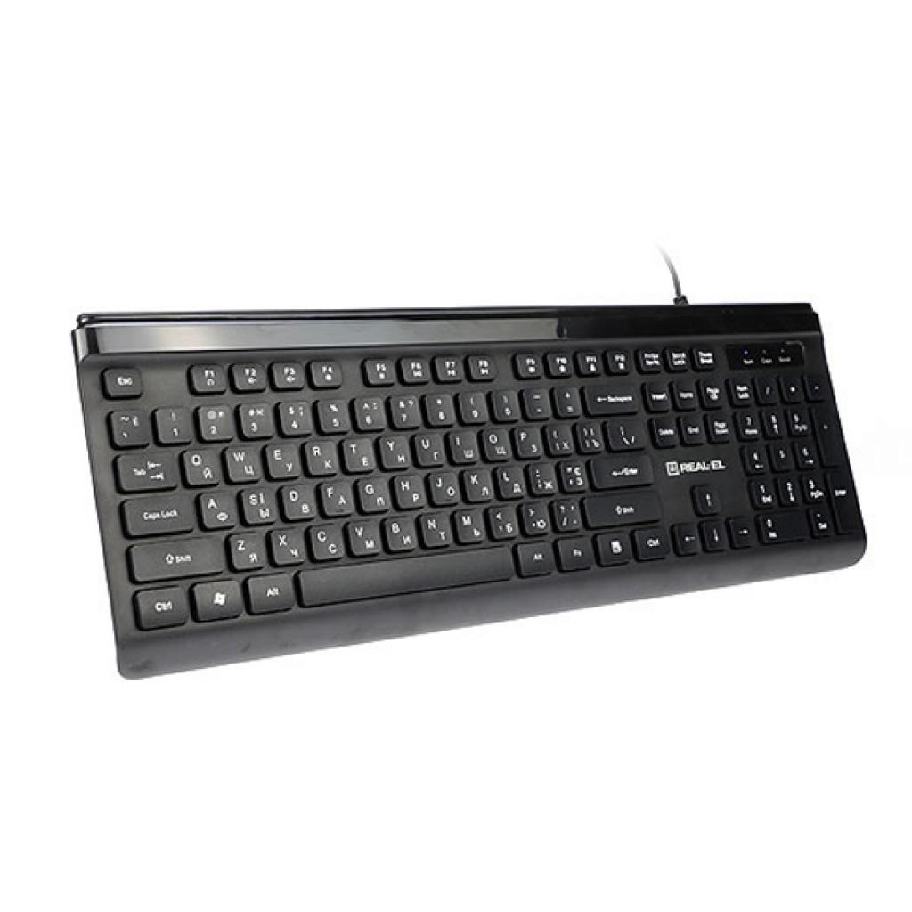 Клавіатура REAL-EL Comfort 7085 Ukr Black фото4