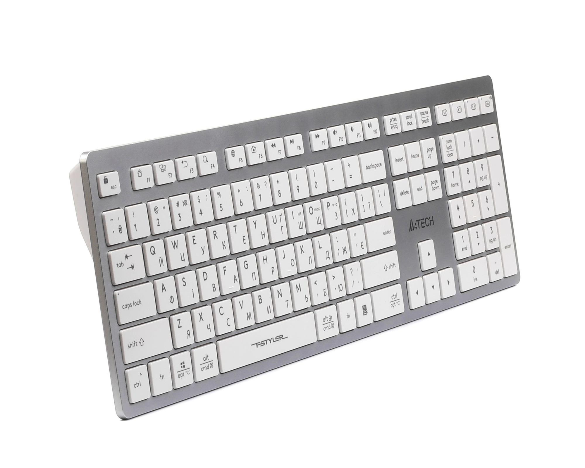 Клавиатура A4Tech Fstyler FBX50C White фото