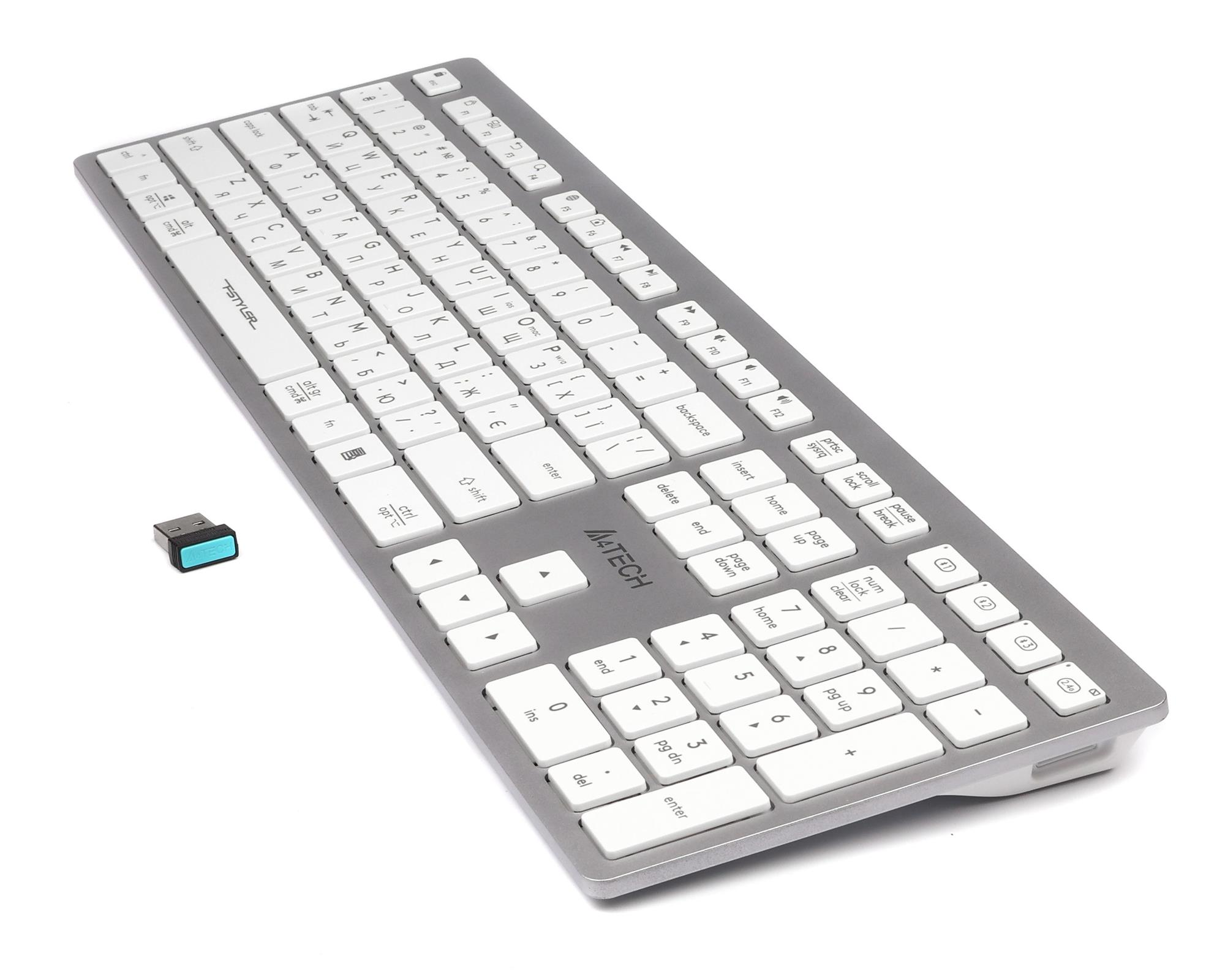 Клавиатура A4Tech Fstyler FBX50C White фото
