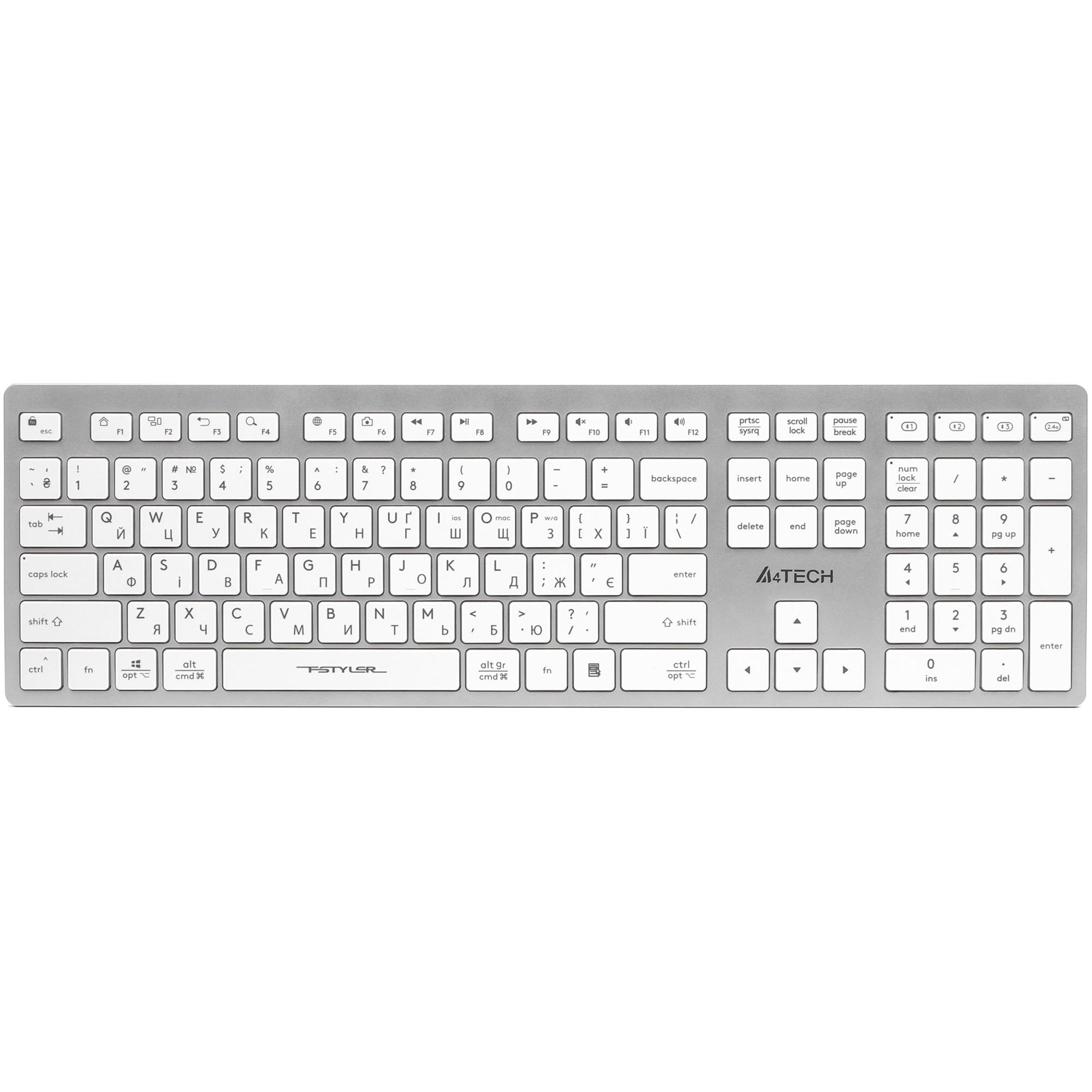 Клавиатура A4Tech Fstyler FBX50C White фото