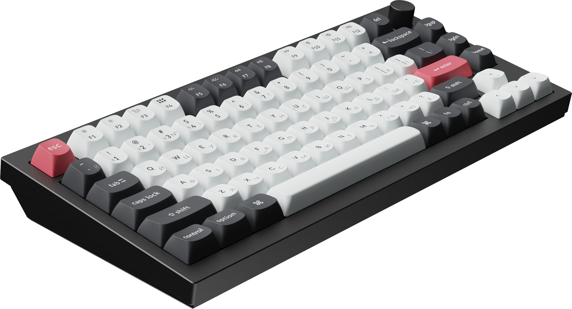 Клавиатура Keychron Q1 HE Magnetic Switch Black RGB (Q1H-M1-UA) фото