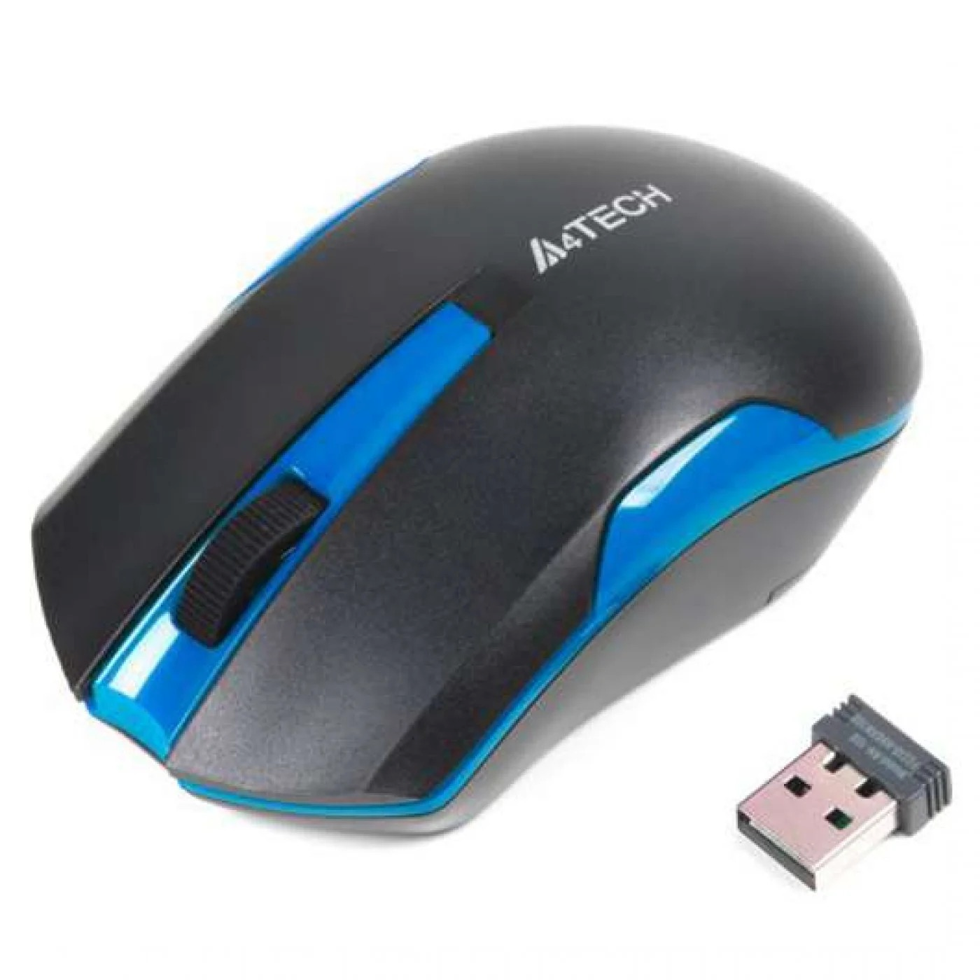 Миша бездротова A4Tech G3-200N Black/Blue USB V-Track фото2