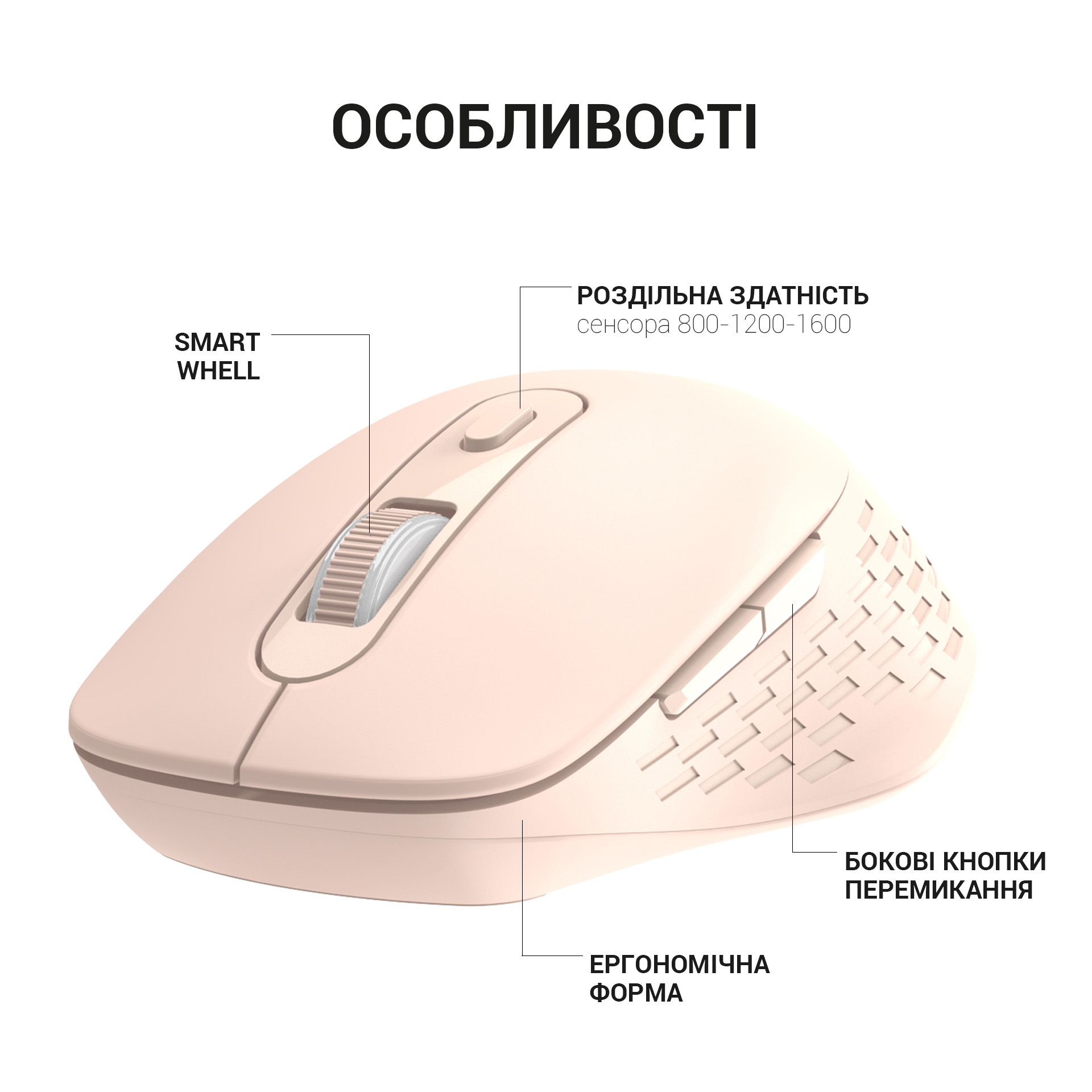 Мишь OfficePro M230P Pink фото6