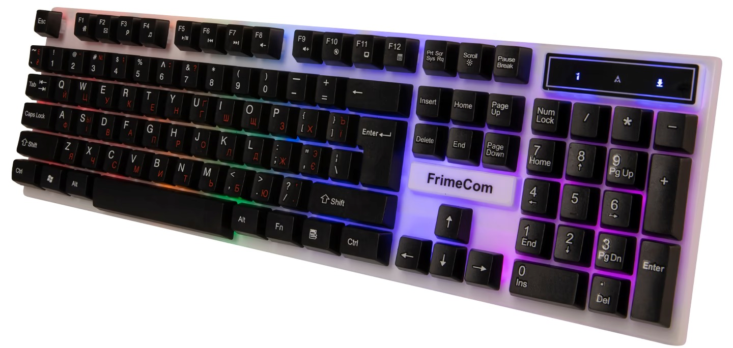 Клавіатура FrimeCom FC-801А-USB Black фото3