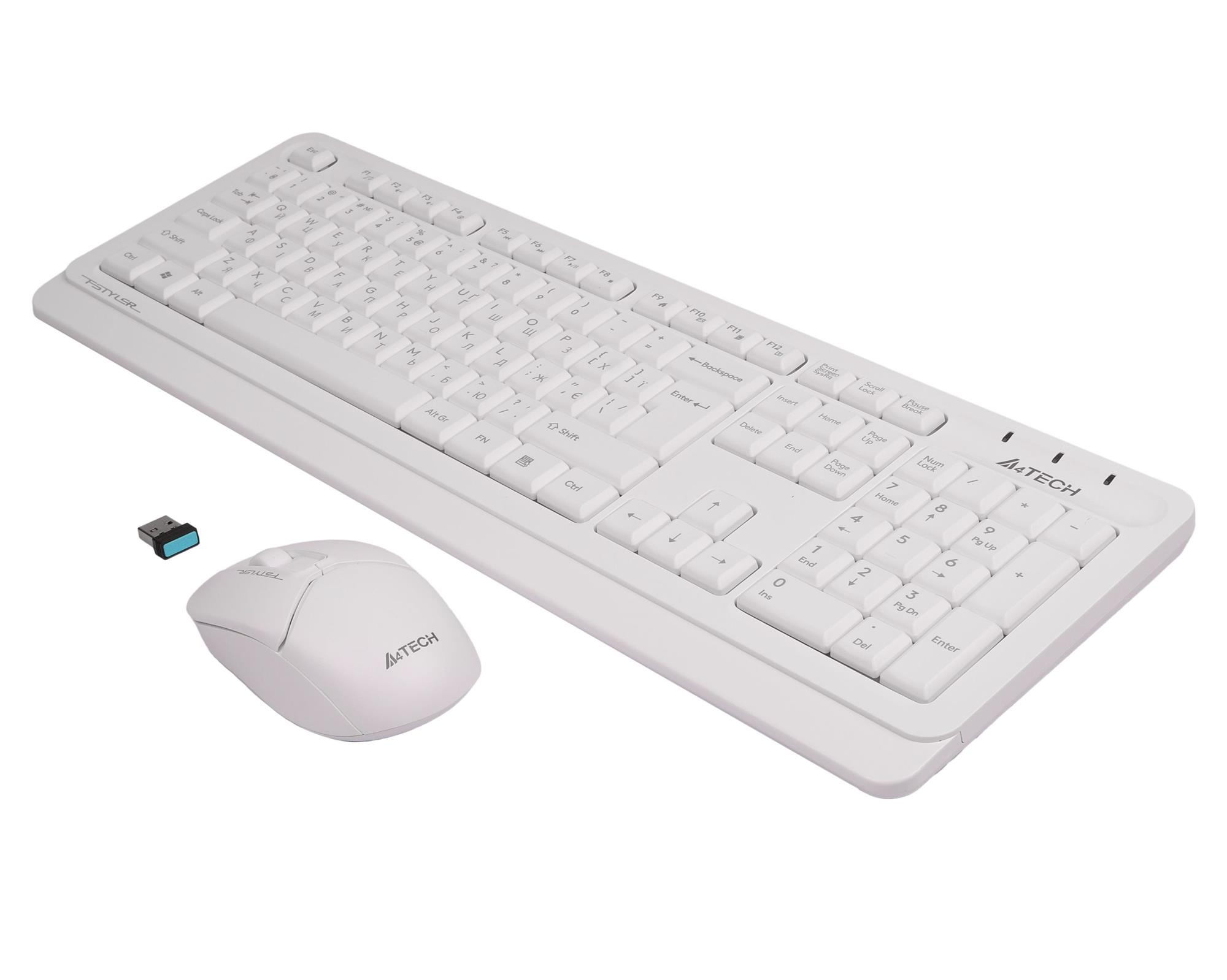 Комплект A4Tech FG1012 White фото3