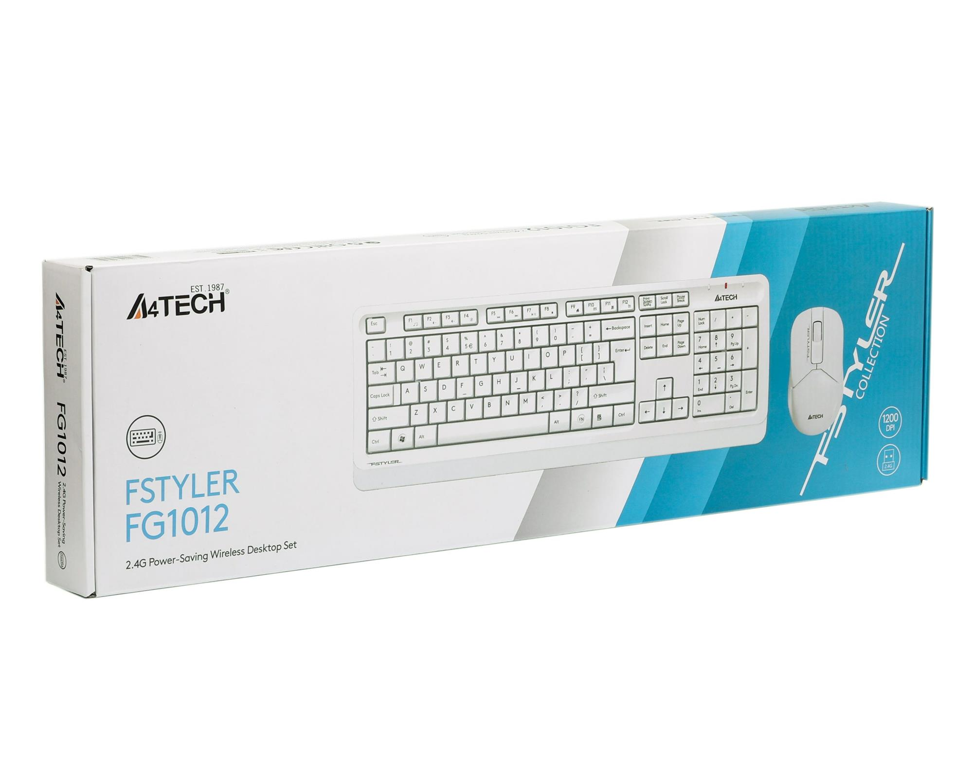 Комплект A4Tech FG1012 White фото6