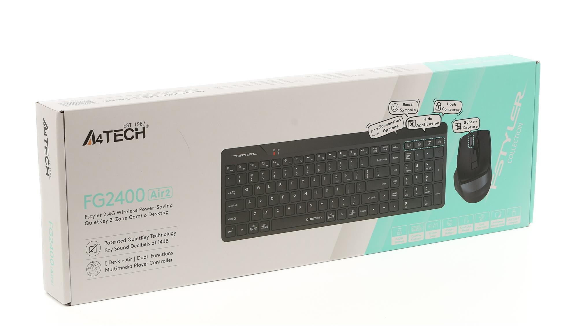 Комплект A4Tech Fstyler FG2400 Air2 Black фото5