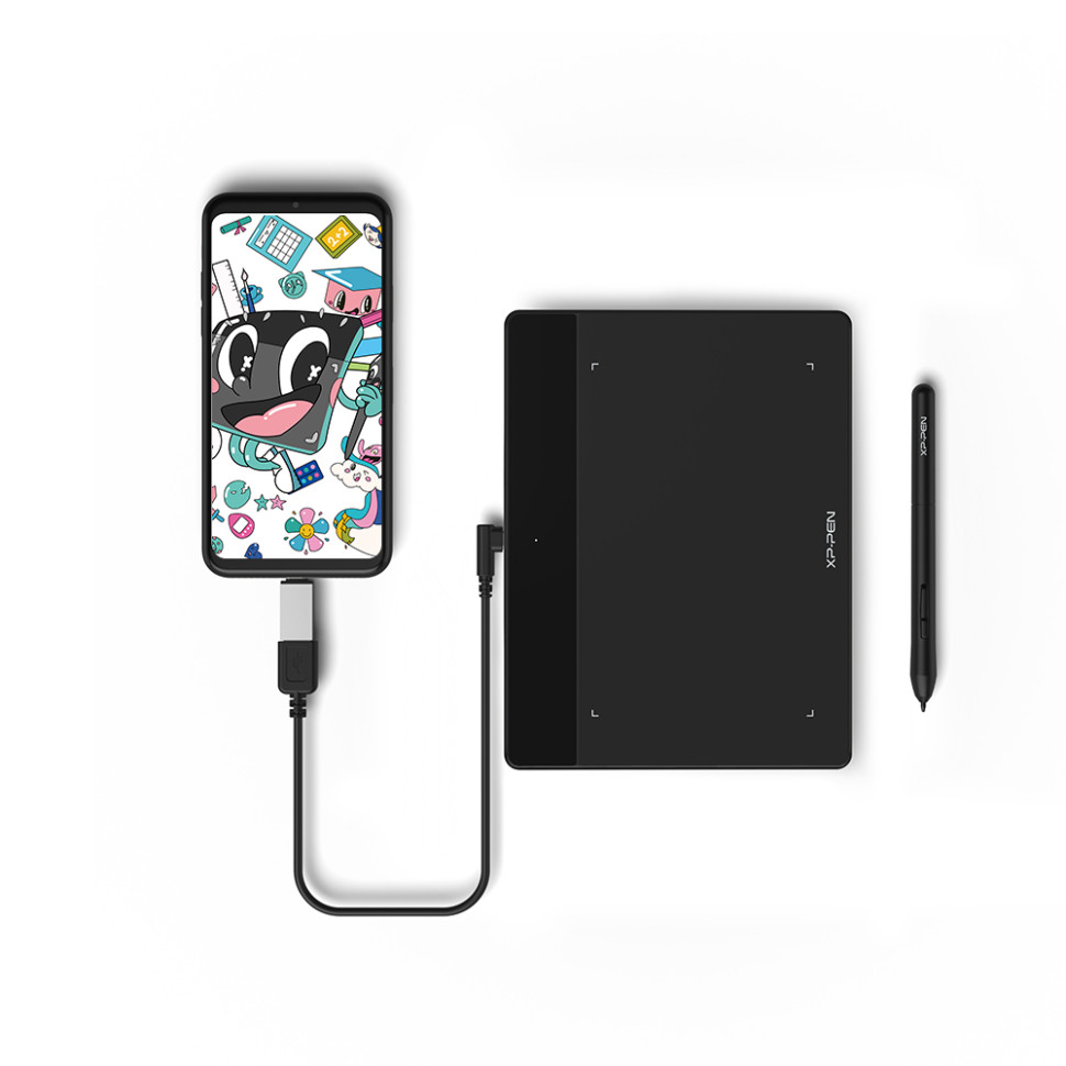 Графический планшет XP-pen Deco Fun S_BK черный фото7