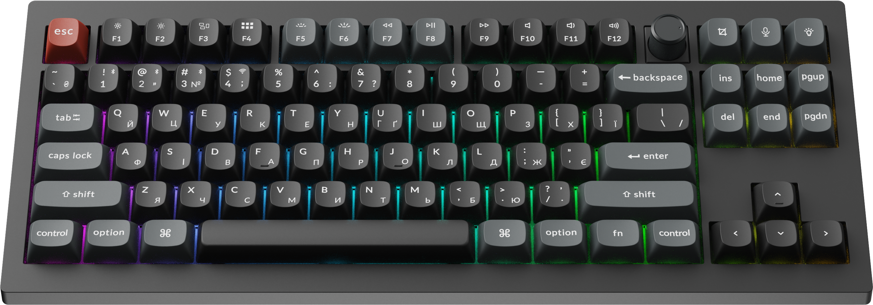 Клавиатура Keychron V3 Ultra Keychron Red Switch Black RGB (V3U-D1-UA) фото