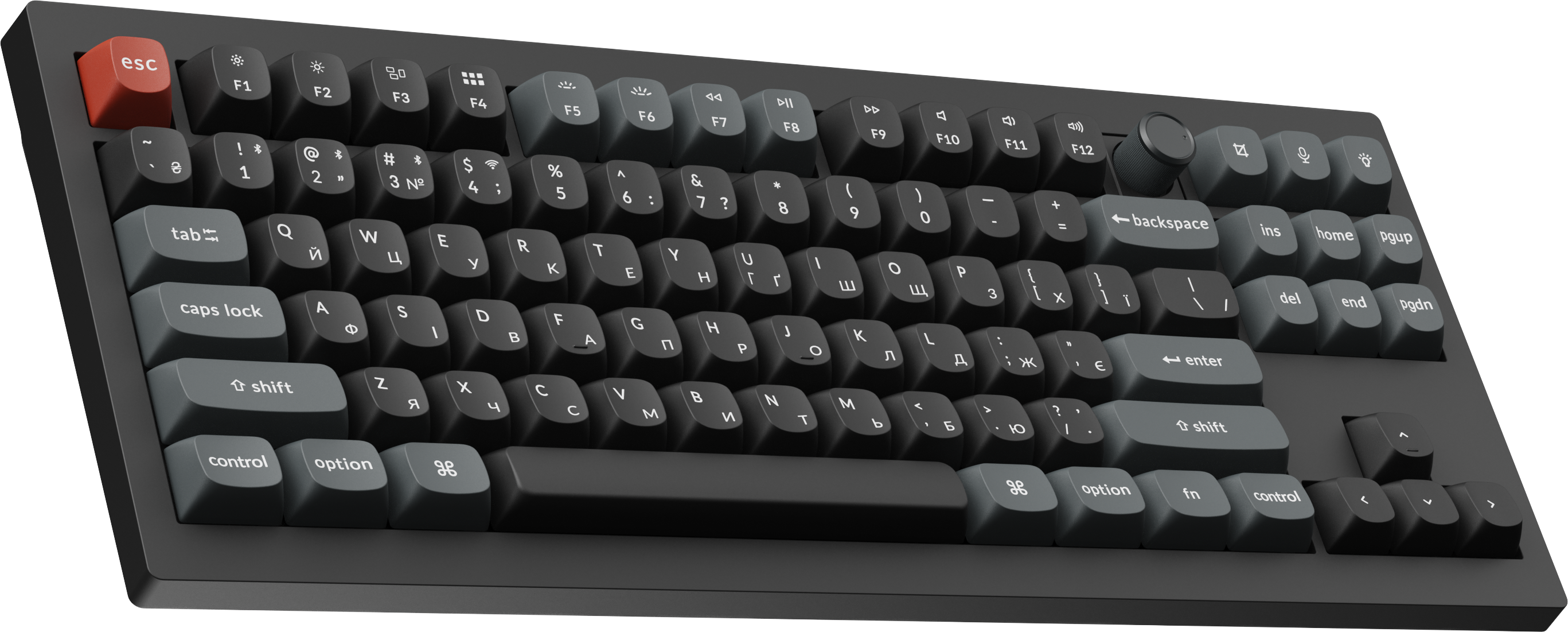 Клавиатура Keychron V3 Ultra Keychron Red Switch Black RGB (V3U-D1-UA) фото