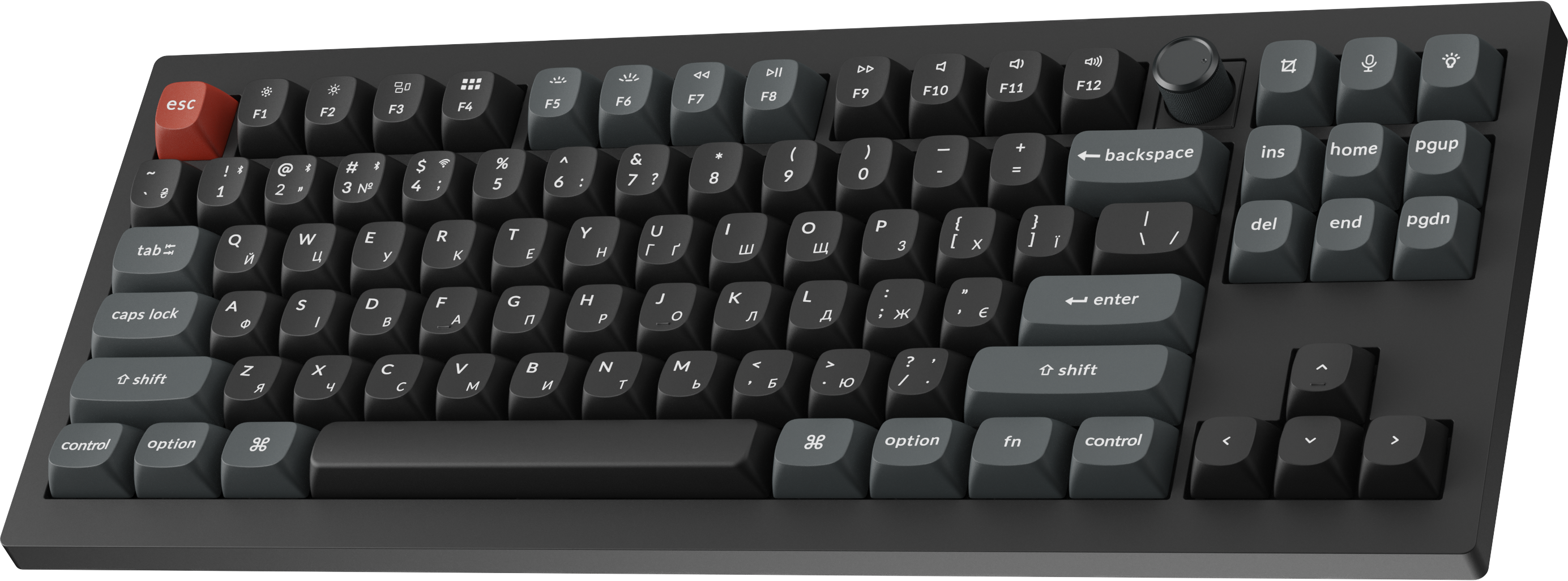 Клавиатура Keychron V3 Ultra Keychron Red Switch Black RGB (V3U-D1-UA) фото