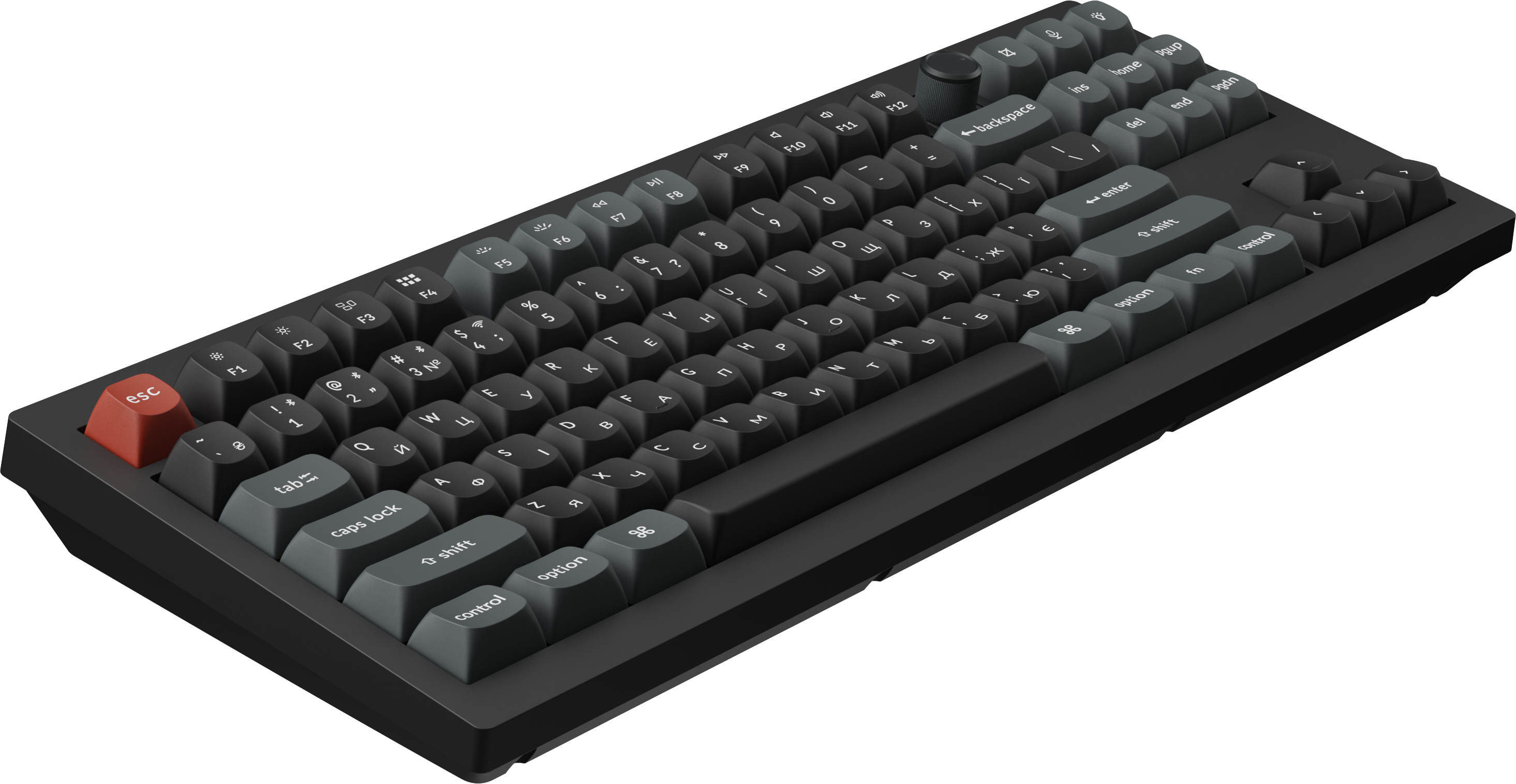 Клавиатура Keychron V3 Ultra Keychron Red Switch Black RGB (V3U-D1-UA) фото