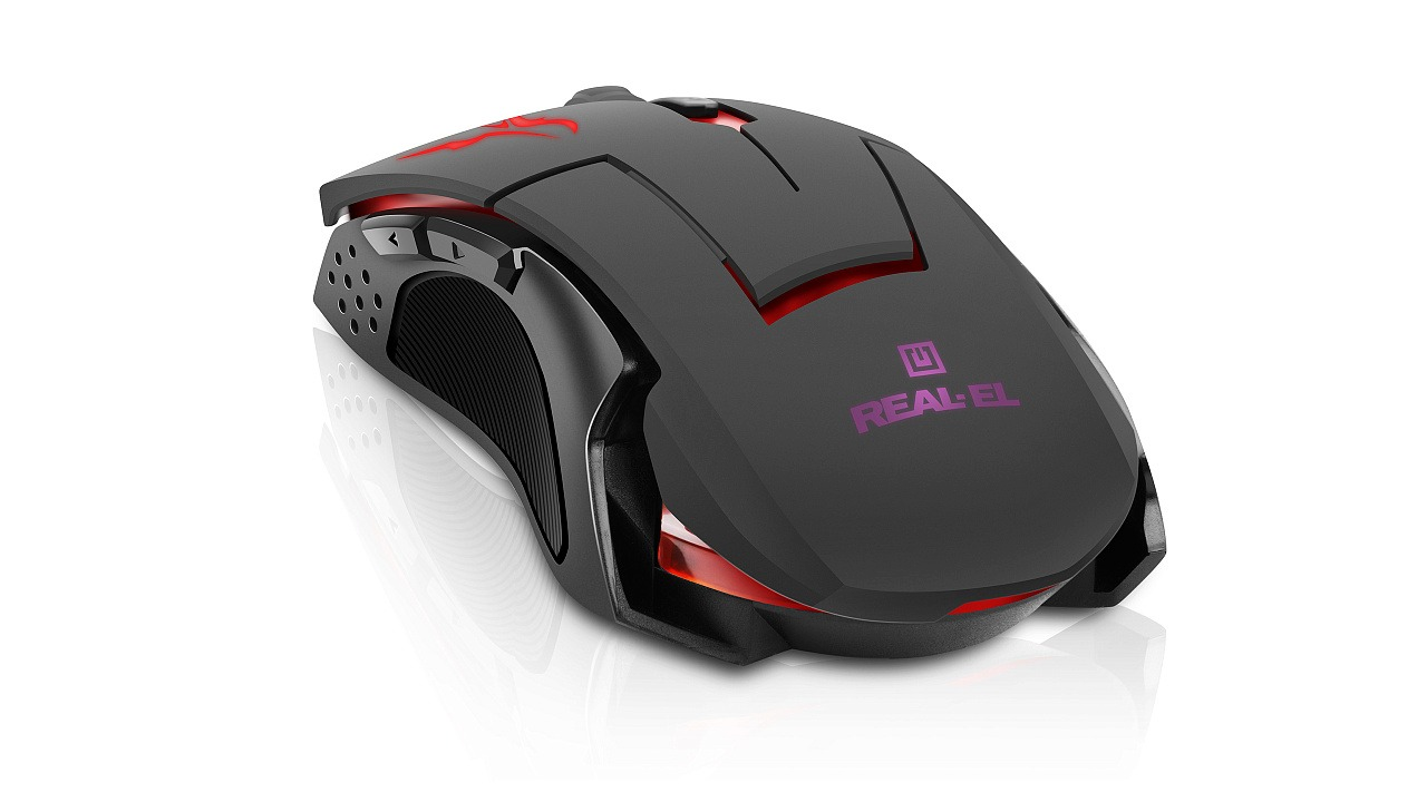 Мишь REAL-EL RM-520 Gaming Black (EL123200020) фото5