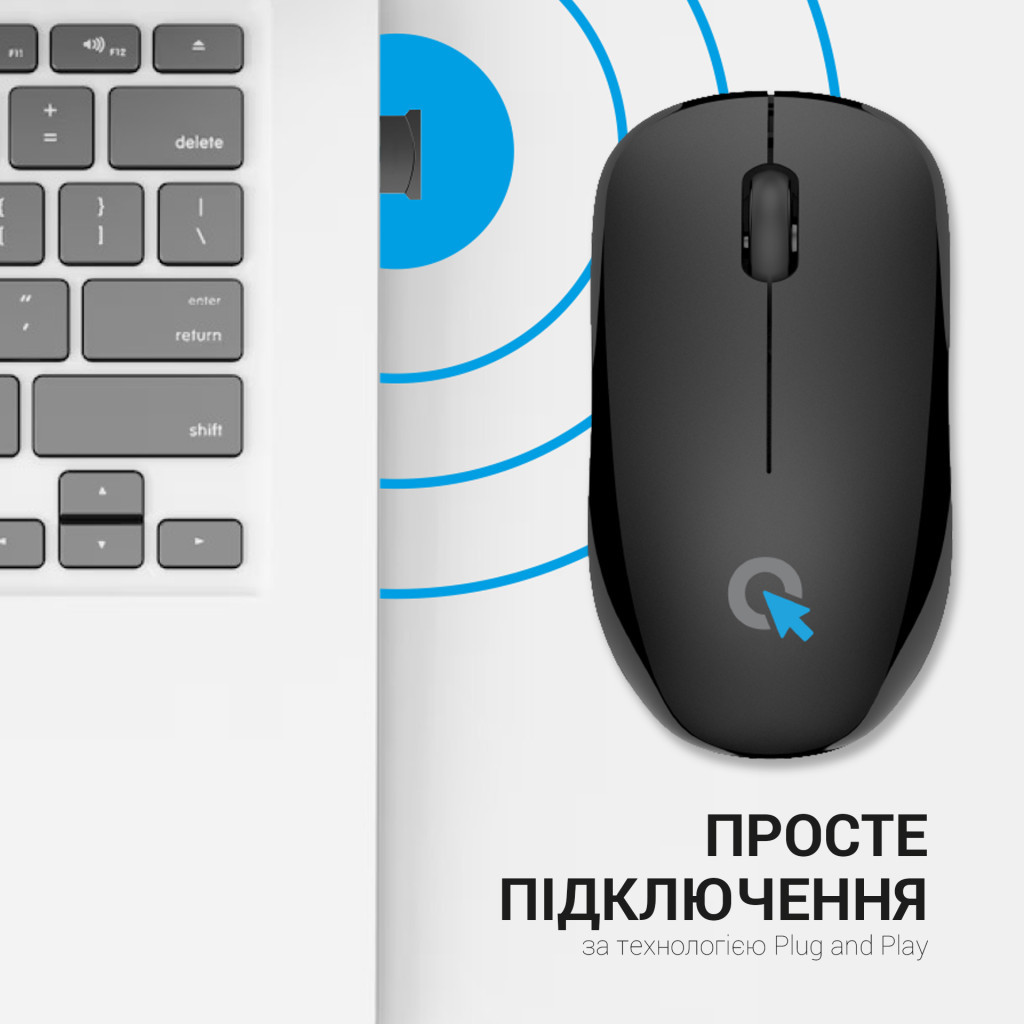 Мышь беспроводная OfficePro M183 Black фото7