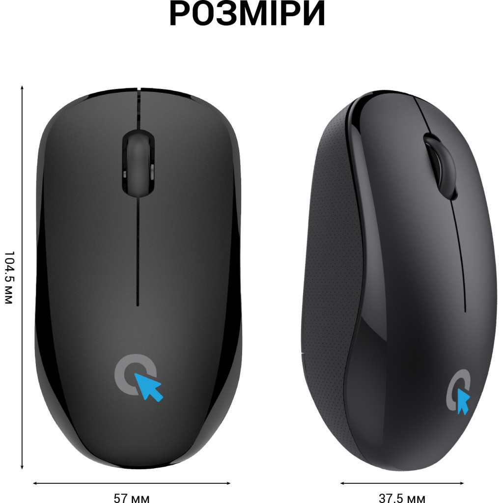 Мышь беспроводная OfficePro M183 Black фото12