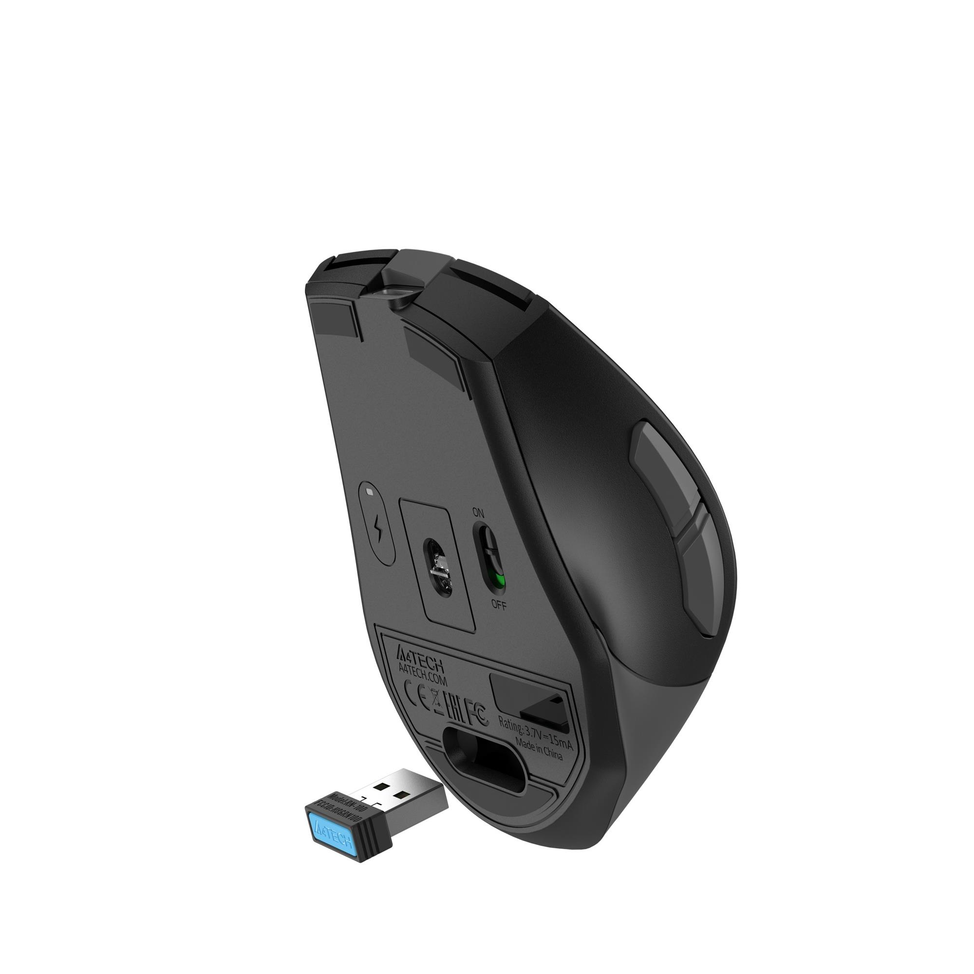 Миша бездротова A4Tech Fstyler FG35CS Plus Grey фото8