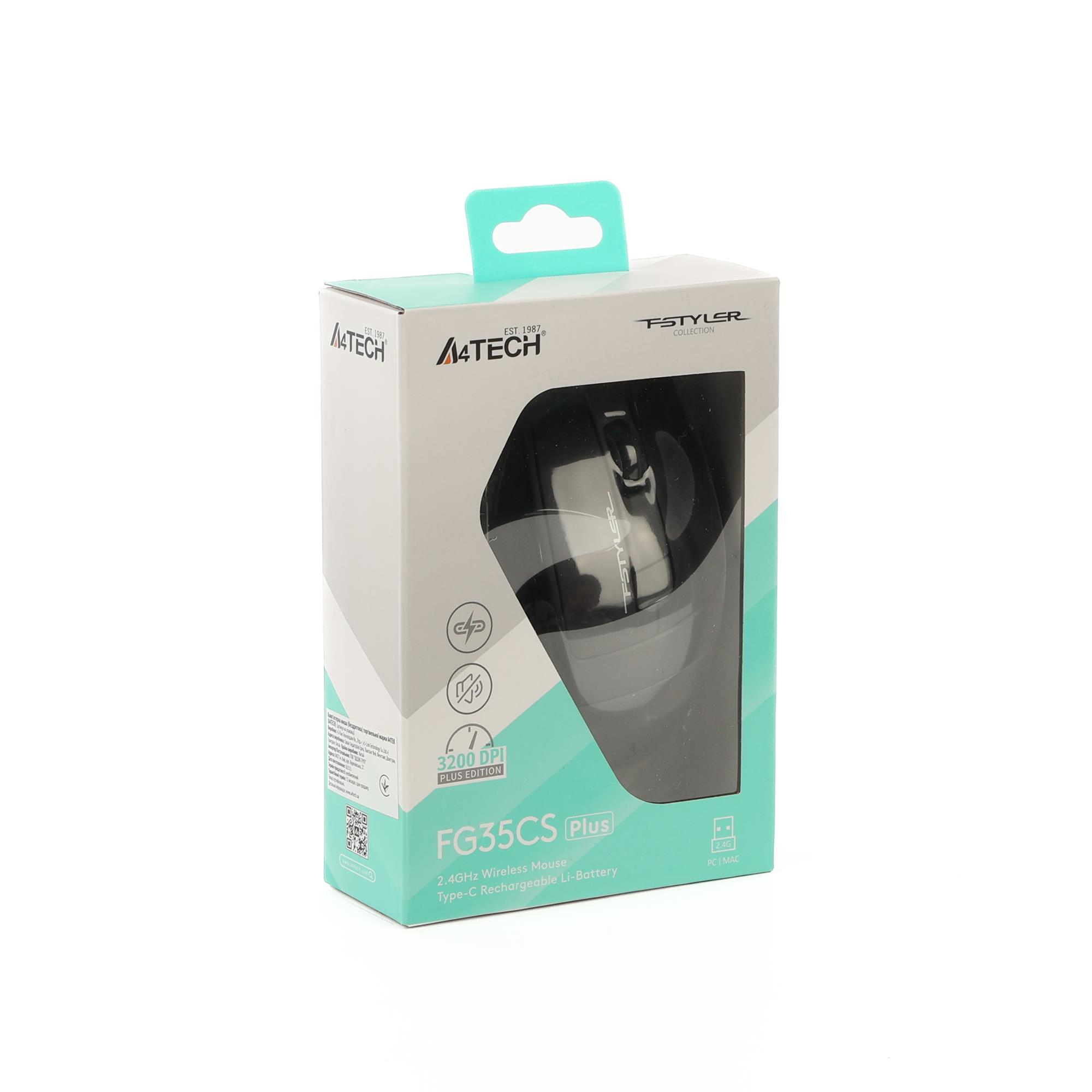 Миша бездротова A4Tech Fstyler FG35CS Plus Grey фото12