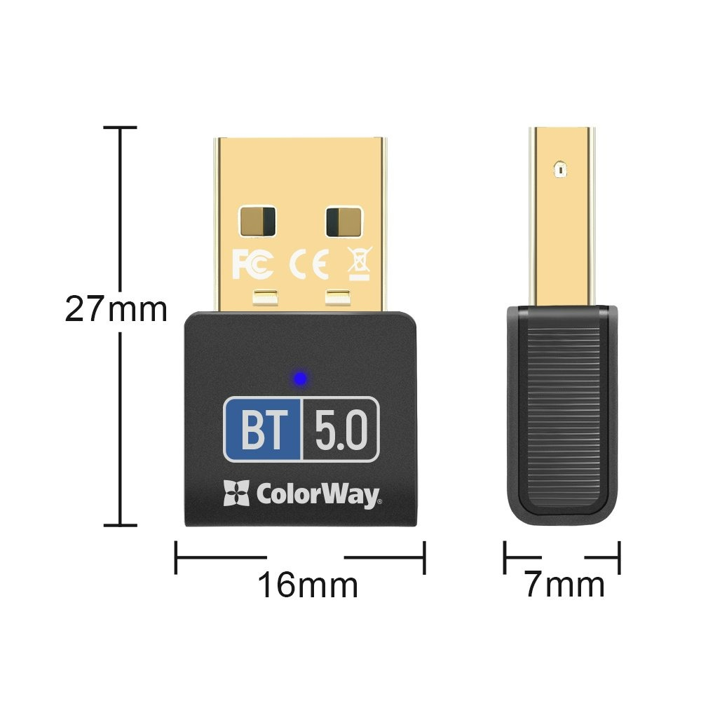 Адаптер Bluetooth 5.0 ColorWay (CW-AD-BT50) фото5