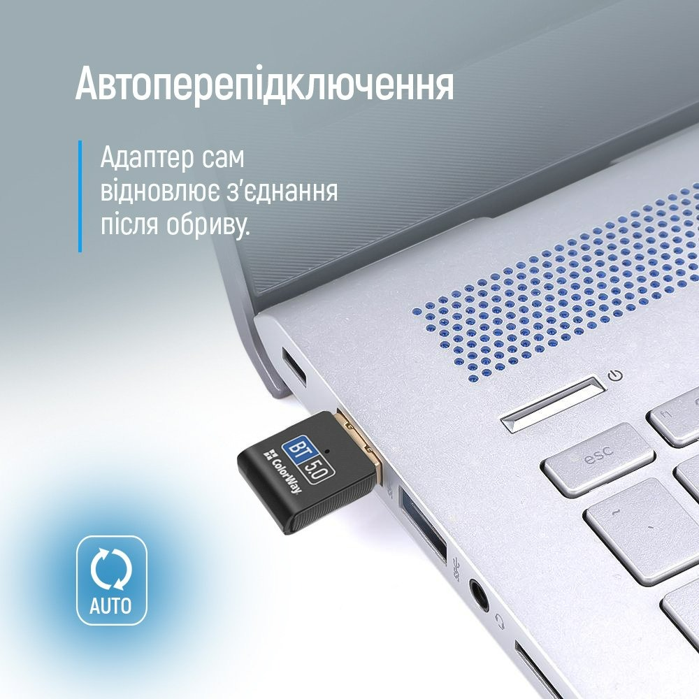 Адаптер Bluetooth 5.0 ColorWay (CW-AD-BT50) фото10