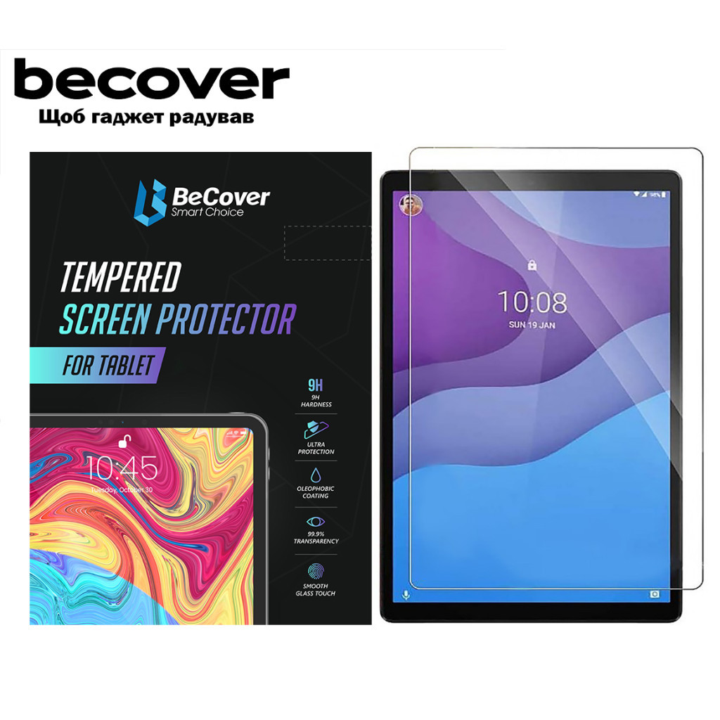 Захисне скло BeCover для Lenovo Tab M9 (9 ") (708916) фото