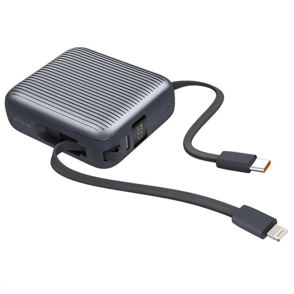 Універсальна мобільна батарея Proove Moon Rock 22.5W 10000mAh Gray (PBM122012105) фото