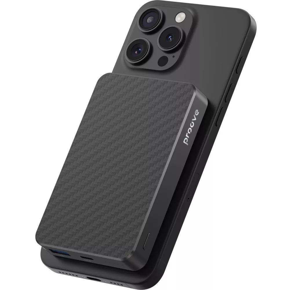 Павербанк Proove Carbon Slim 22.5W 10000mAh Black (PBCS22110001) фото