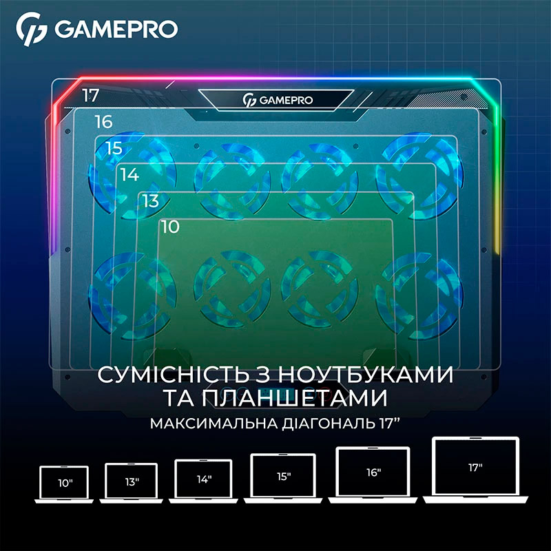 Подставка для ноутбука GamePro CP1040 фото
