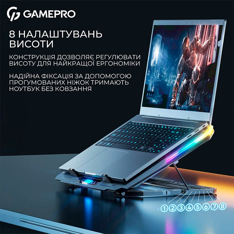 Подставка для ноутбука GamePro CP1040 фото