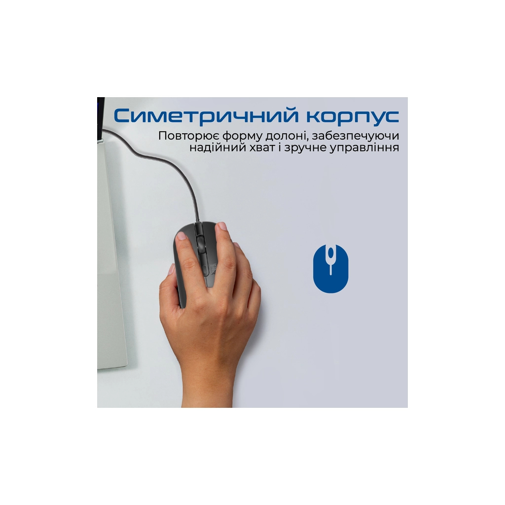 Мышь Promate CM-2400 Black фото3