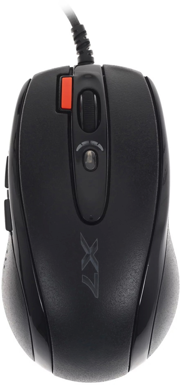 Миша A4Tech X-710BK Black USB + килимок A4Tech X7-200MP фото4