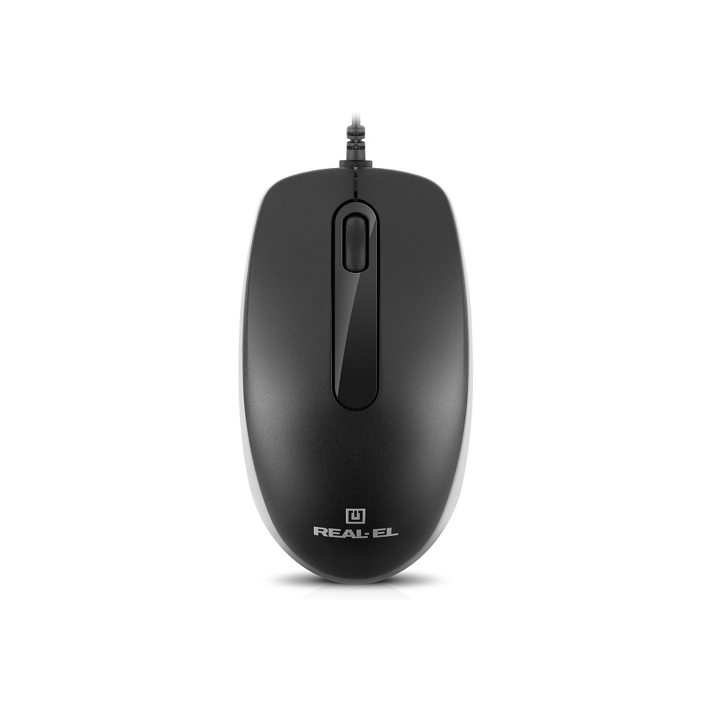 Мышь REAL-EL RM-215 Black (EL123200037) фото7